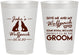 Personalized Bachelor Party 8 oz Frosted Cups - Wolfpack | 40036