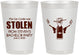 Personalized Bachelor Party 8 oz Frosted Cups - Stolen | 40053