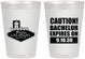 Personalized Bachelor Party 8 oz Frosted Cups - Las Vegas | 40056