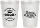 Personalized Bachelor Party 8 oz Frosted Cups - Last Vegas | 40059