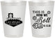 Personalized Bachelor Party 8 oz Frosted Cups - Last Vegas | 40061