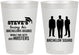 Personalized Bachelor Party 8 oz Frosted Cups - Squad | 40068