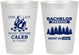 Personalized Bachelor Party 8 oz Frosted Cups - Camping | 40079