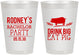 Personalized Bachelor Party 8 oz Frosted Cups - Bbq | 40088