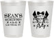 Personalized Bachelor Party 8 oz Frosted Cups - Forma | 40098