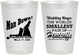 Personalized Wedding 8 oz Frosted Cups - Man Down | 407