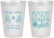Personalized Wedding 8 oz Frosted Cups - Vows Are Done Enjoy Sun | 428