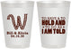 Personalized Wedding 8 oz Frosted Cups - To Have And To Hold | 449