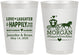 Personalized Wedding 8 oz Frosted Cups - Happily Ever After | 452