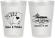 Personalized Wedding 8 oz Frosted Cups - Las Vegas | 453