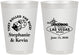 Personalized Wedding 8 oz Frosted Cups - Las Vegas | 455