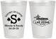 Personalized Wedding 8 oz Frosted Cups - Las Vegas | 456