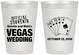 Personalized Wedding 8 oz Frosted Cups - Las Vegas | 465