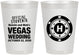 Personalized Wedding 8 oz Frosted Cups - Las Vegas | 467