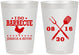 Personalized Wedding 8 oz Frosted Cups - I Do Barbecue Bbq | 472