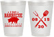 Personalized Wedding 8 oz Frosted Cups - I Do Barbecue Bbq | 473