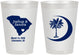 Personalized Wedding 8 oz Frosted Cups - Palmetto Tree | 475