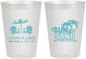 Personalized Wedding 8 oz Frosted Cups - Sun Sand Drink In My Hand | 479