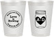 Personalized Wedding 8 oz Frosted Cups - Love Is Brewing | 486
