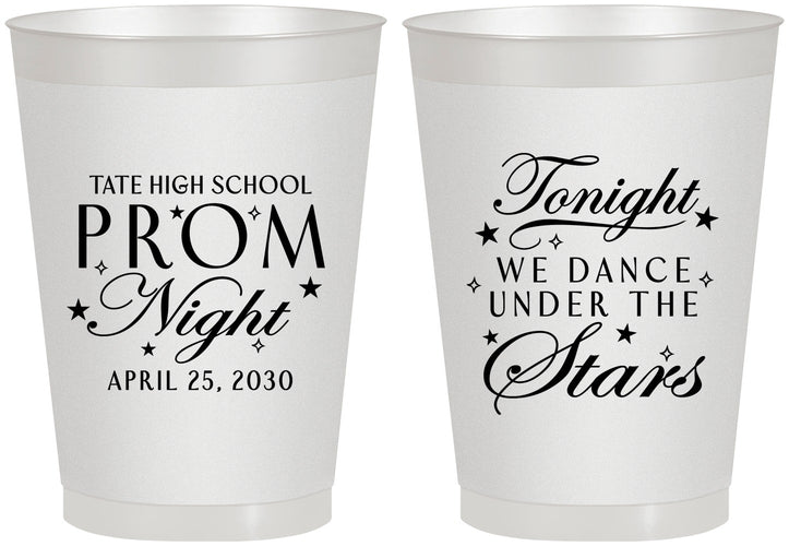 Personalized Prom 8 oz Frosted Cups - Tonight We Dance | 50000