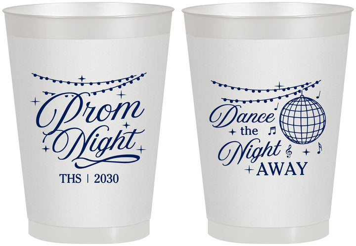 Personalized Prom 8 oz Frosted Cups - Dance The Night Away | 50001