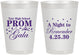 Personalized Prom 8 oz Frosted Cups - A Night To Remember | 50003