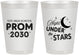 Personalized Prom 8 oz Frosted Cups - A Night Under The Stars | 50004
