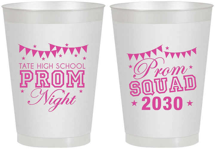 Personalized Prom 8 oz Frosted Cups - Squad | 50015
