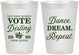 Personalized Prom 8 oz Frosted Cups - Queen Vote | 50016