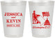 Personalized Wedding 8 oz Frosted Cups - Washington Dc | 501