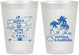 Personalized Wedding 8 oz Frosted Cups - Antigua And Barbuda | 503