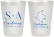 Personalized Wedding 8 oz Frosted Cups - Colombia | 516