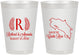 Personalized Wedding 8 oz Frosted Cups - Costa Rica | 518