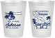 Personalized Wedding 8 oz Frosted Cups - Curacao | 521