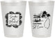 Personalized Wedding 8 oz Frosted Cups - St Lucia | 541