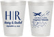 Personalized Wedding 8 oz Frosted Cups - Cayman Island | 544