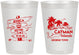 Personalized Wedding 8 oz Frosted Cups - Cayman Island | 545
