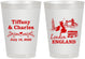 Personalized Wedding 8 oz Frosted Cups - England | 549