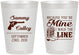 Personalized Wedding 8 oz Frosted Cups - I Walk The Line | 555
