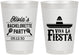 Personalized Bachelorette 8 oz Frosted Cups - Viva La Fiesta | 60001