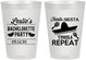 Personalized Bachelorette 8 oz Frosted Cups - Fiesta Siesta Tequila Repeat | 60003