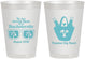 Personalized Bachelorette 8 oz Frosted Cups - Beach | 60010