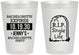 Personalized Bachelorette 8 oz Frosted Cups - Rip Single Life | 60014