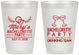 Personalized Bachelorette 8 oz Frosted Cups - Official Drink Team | 60017