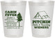 Personalized Bachelorette 8 oz Frosted Cups - Camping | 60019