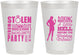 Personalized Bachelorette 8 oz Frosted Cups - Raising A Little Hell | 60020