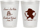 Personalized Bachelorette 8 oz Frosted Cups - Last Rodeo | 60022