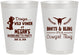 Personalized Bachelorette 8 oz Frosted Cups - Boots And Bling | 60023