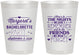 Personalized Bachelorette 8 oz Frosted Cups - Nights Remember | 60034