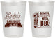 Personalized Bachelorette 8 oz Frosted Cups - Boots Bouquets Bbq | 60035